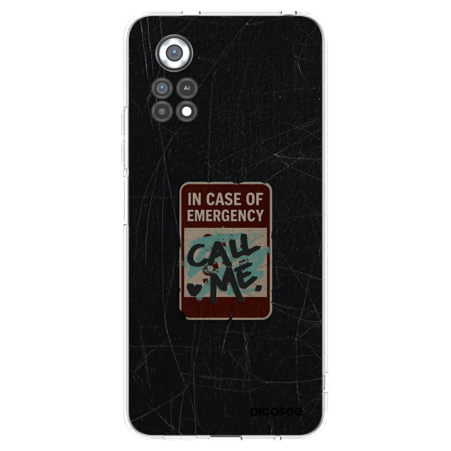 Picasee Xiaomi Poco X4 Pro 5G Hülle - Transparentes Silikon - EMERGENCY