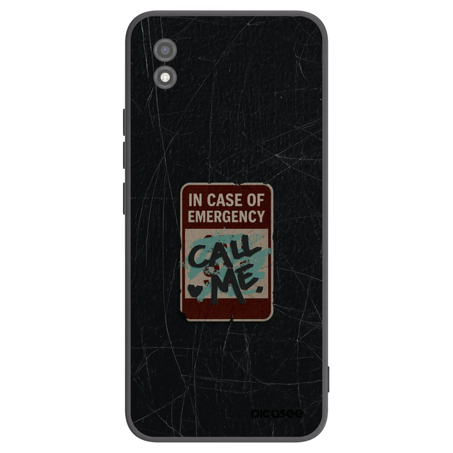 Picasee Realme C11 (2021) Hülle - Schwarzes Silikon - EMERGENCY