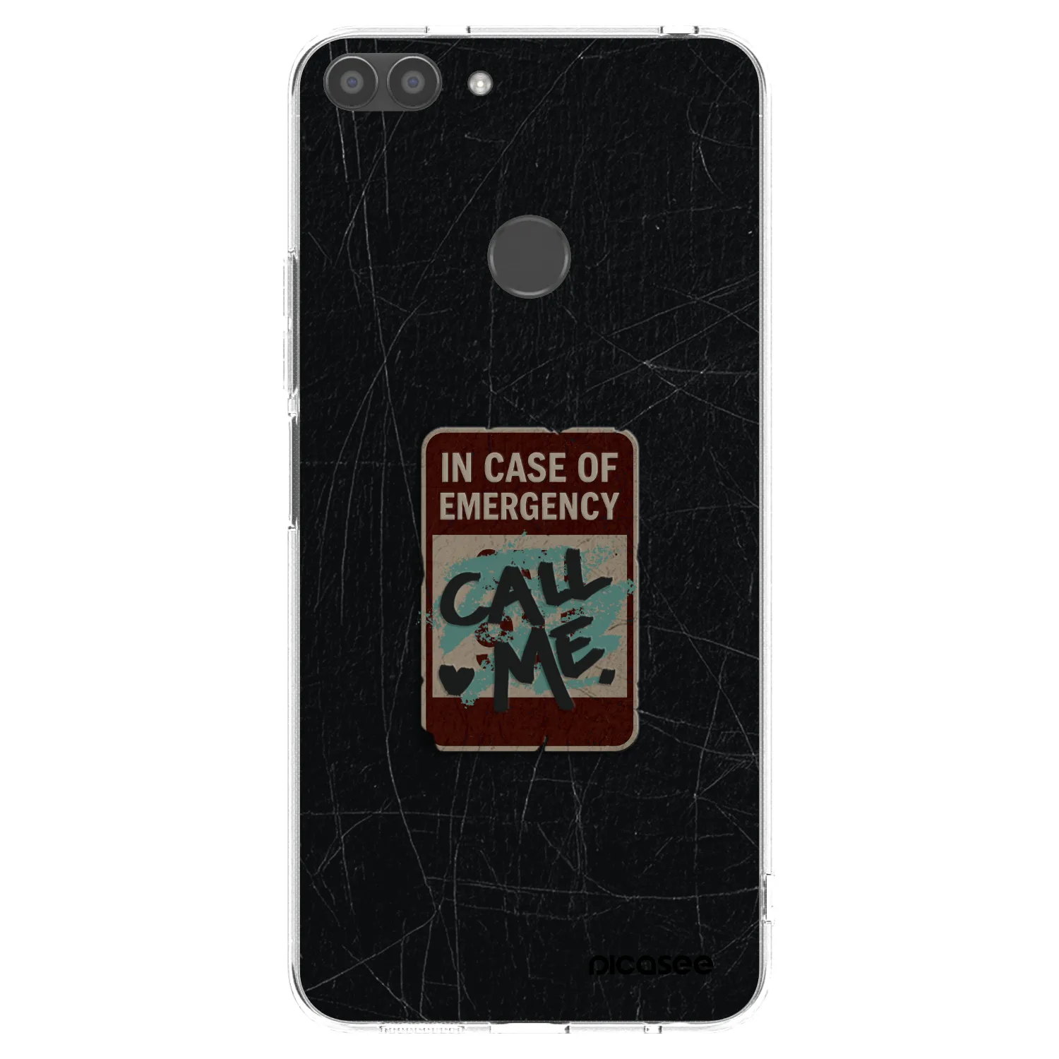 Picasee Huawei P Smart Hülle - Transparentes Silikon - EMERGENCY