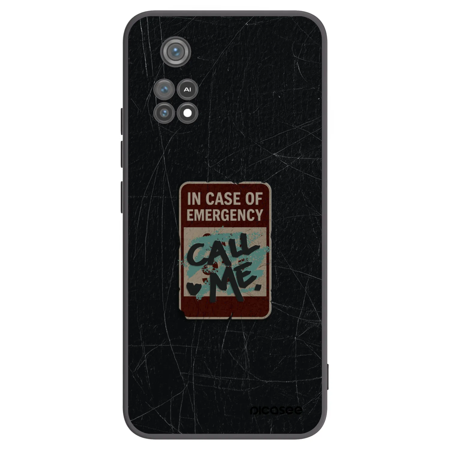 Picasee Xiaomi Poco M4 Pro Hülle - Schwarzes Silikon - EMERGENCY