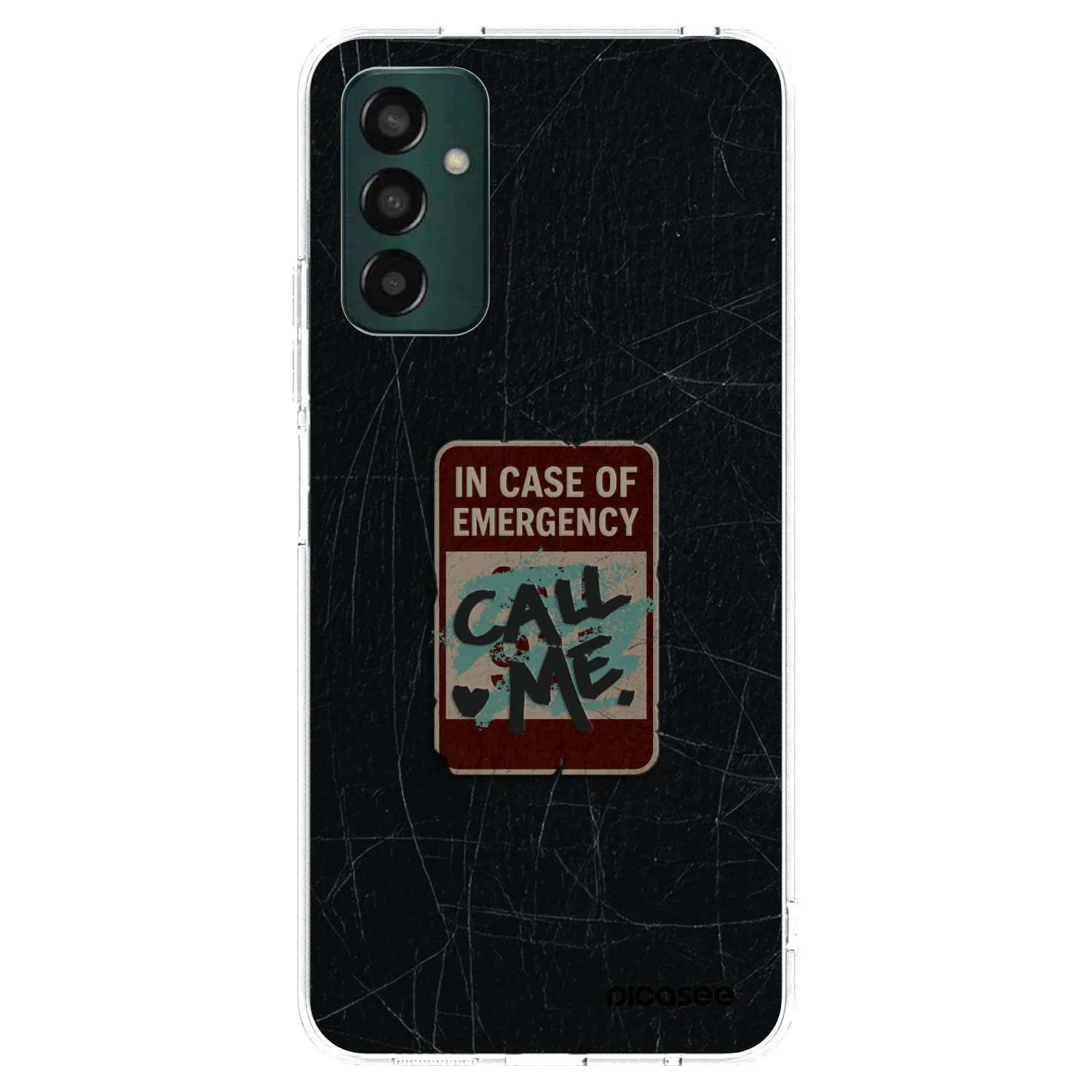 Picasee Samsung Galaxy M23 5G Hülle - Transparentes Silikon - EMERGENCY