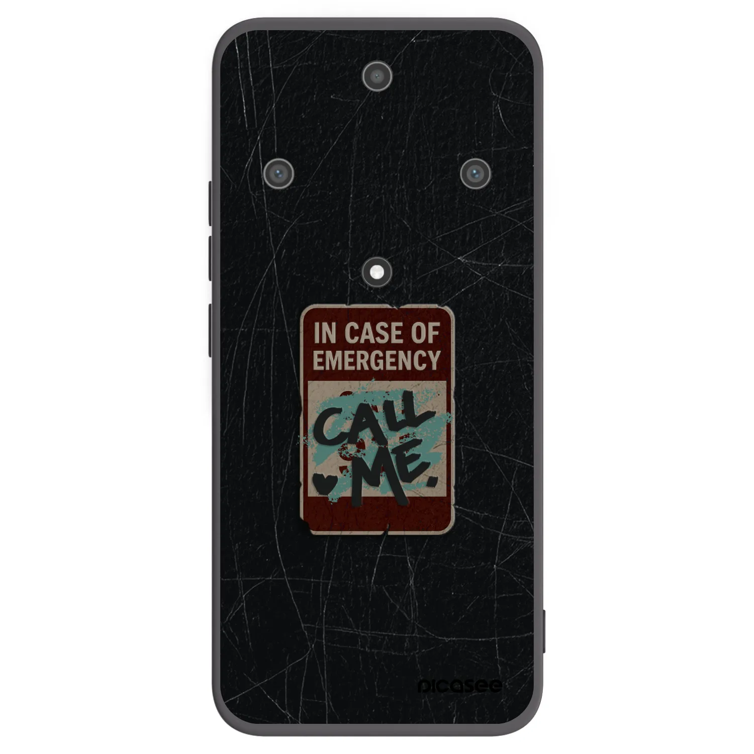 Picasee Honor Magic5 Lite 5G Hülle - Schwarzes Silikon - EMERGENCY