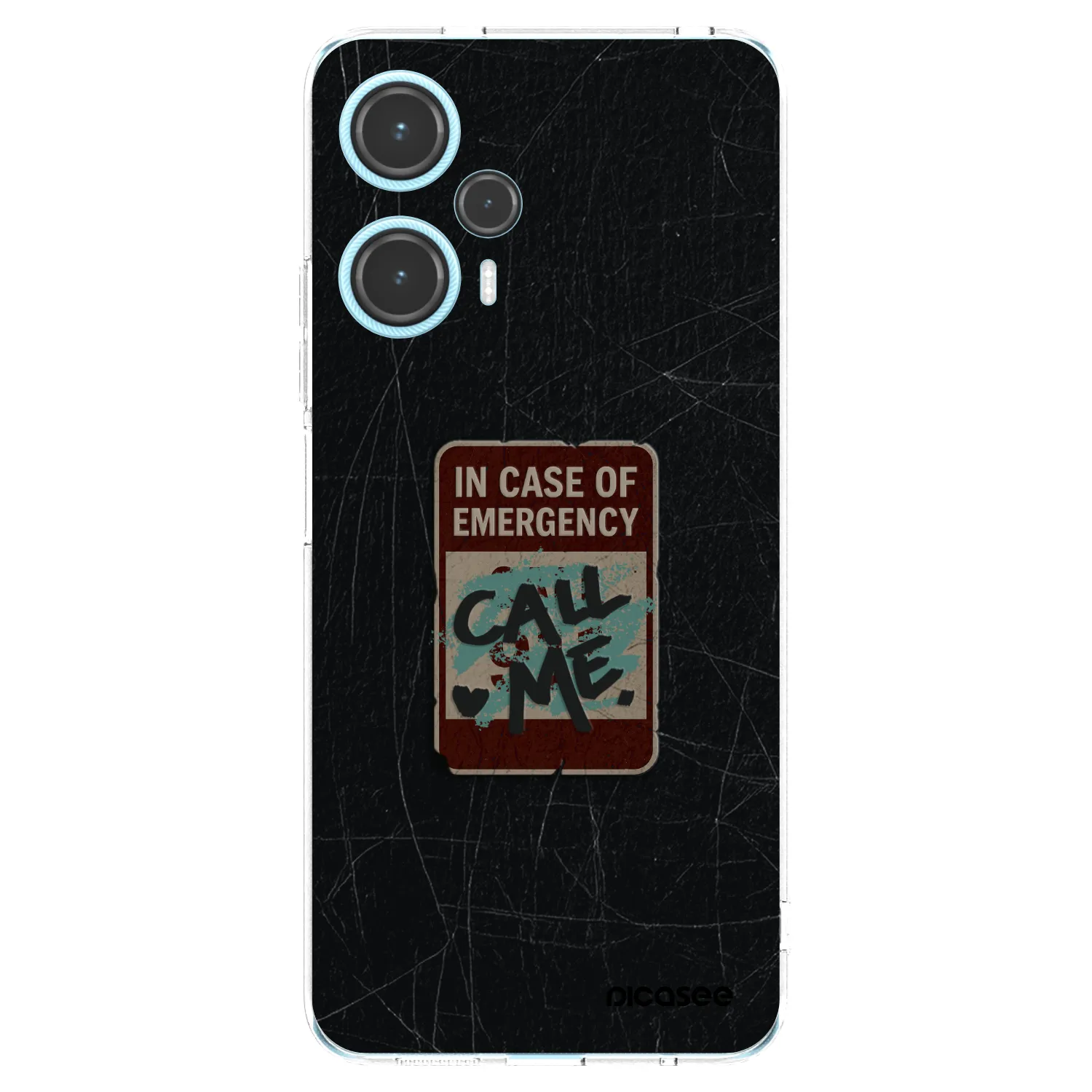 Picasee Xiaomi Poco F5 Hülle - Transparentes Silikon - EMERGENCY