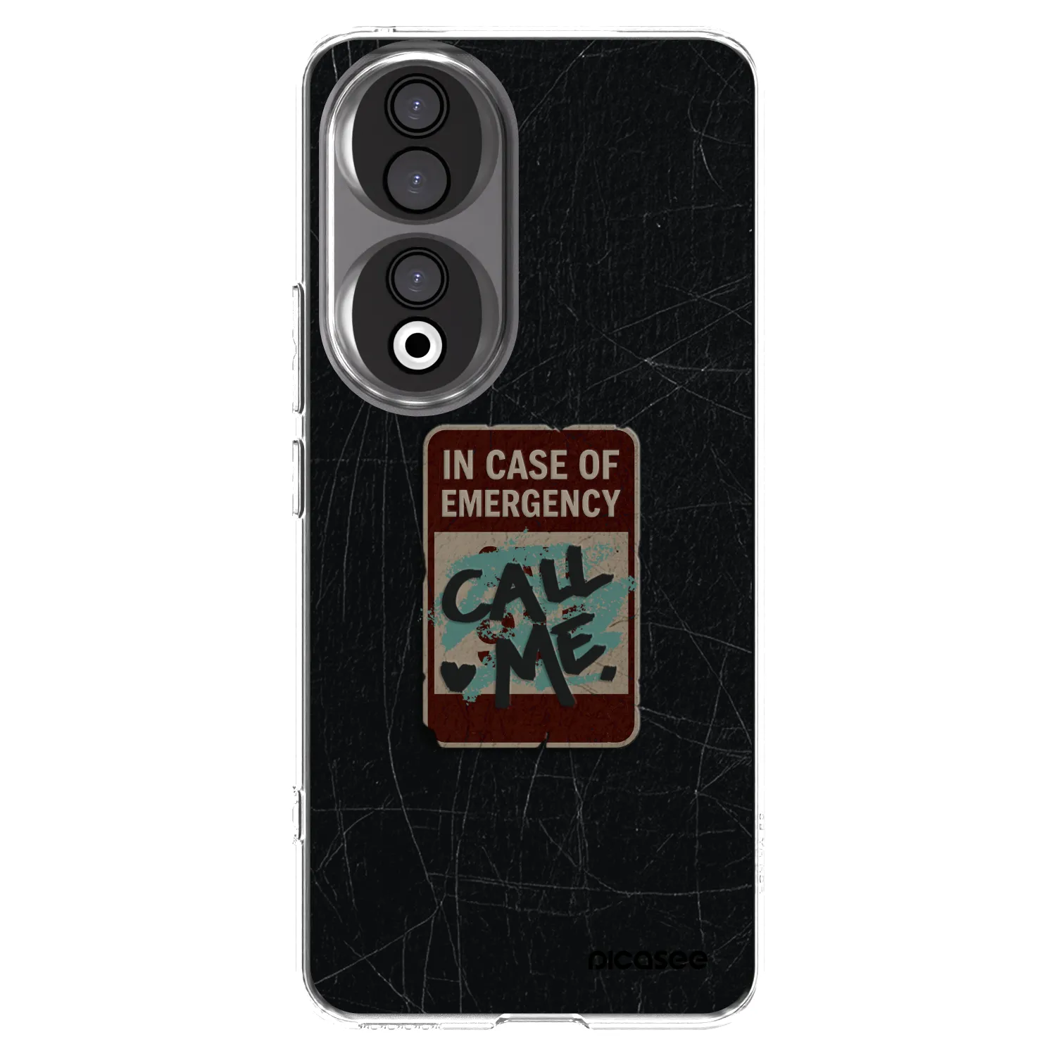 Picasee Honor 90 5G Hülle - Transparentes Silikon - EMERGENCY