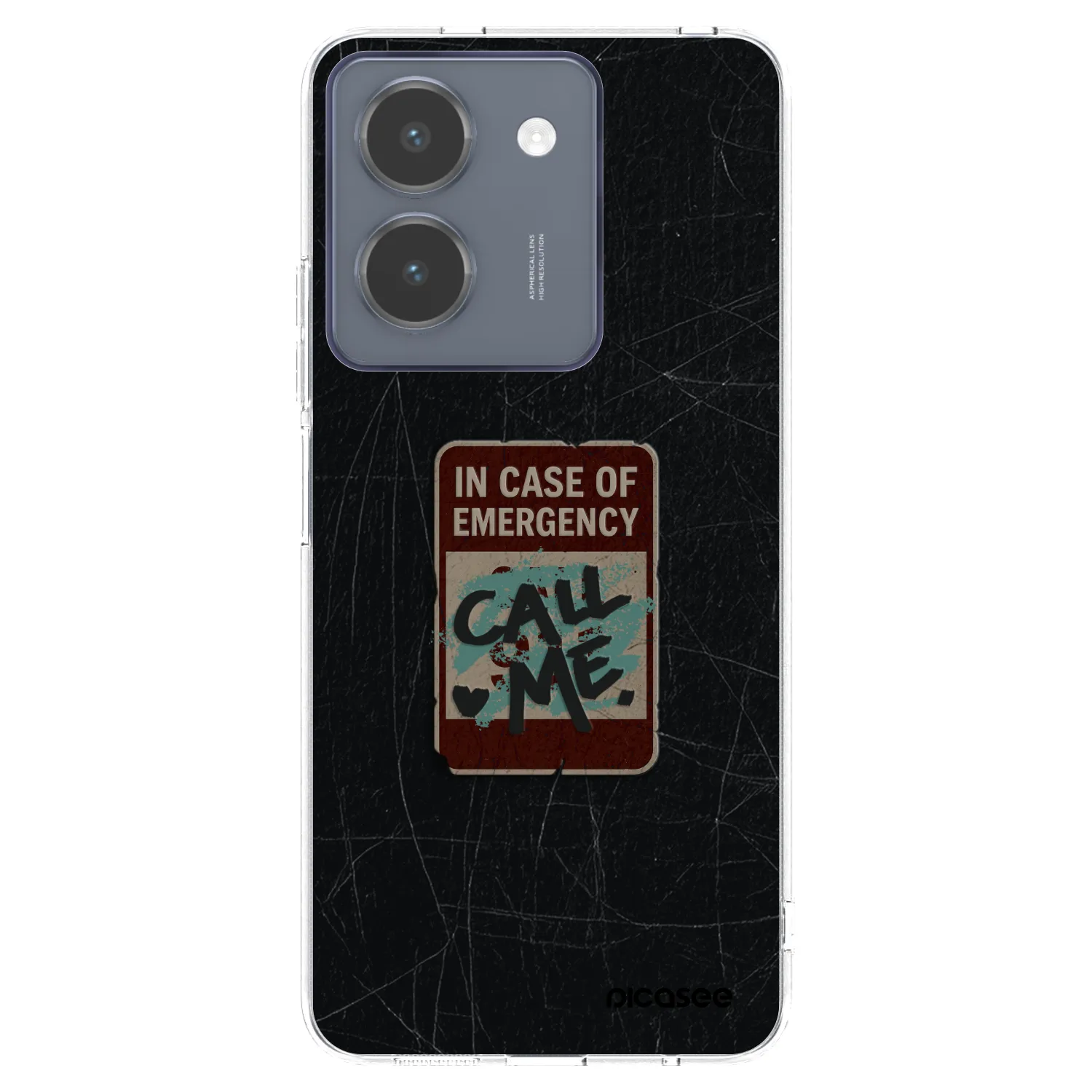 Picasee Vivo Y36 4G Hülle - Transparentes Silikon - EMERGENCY
