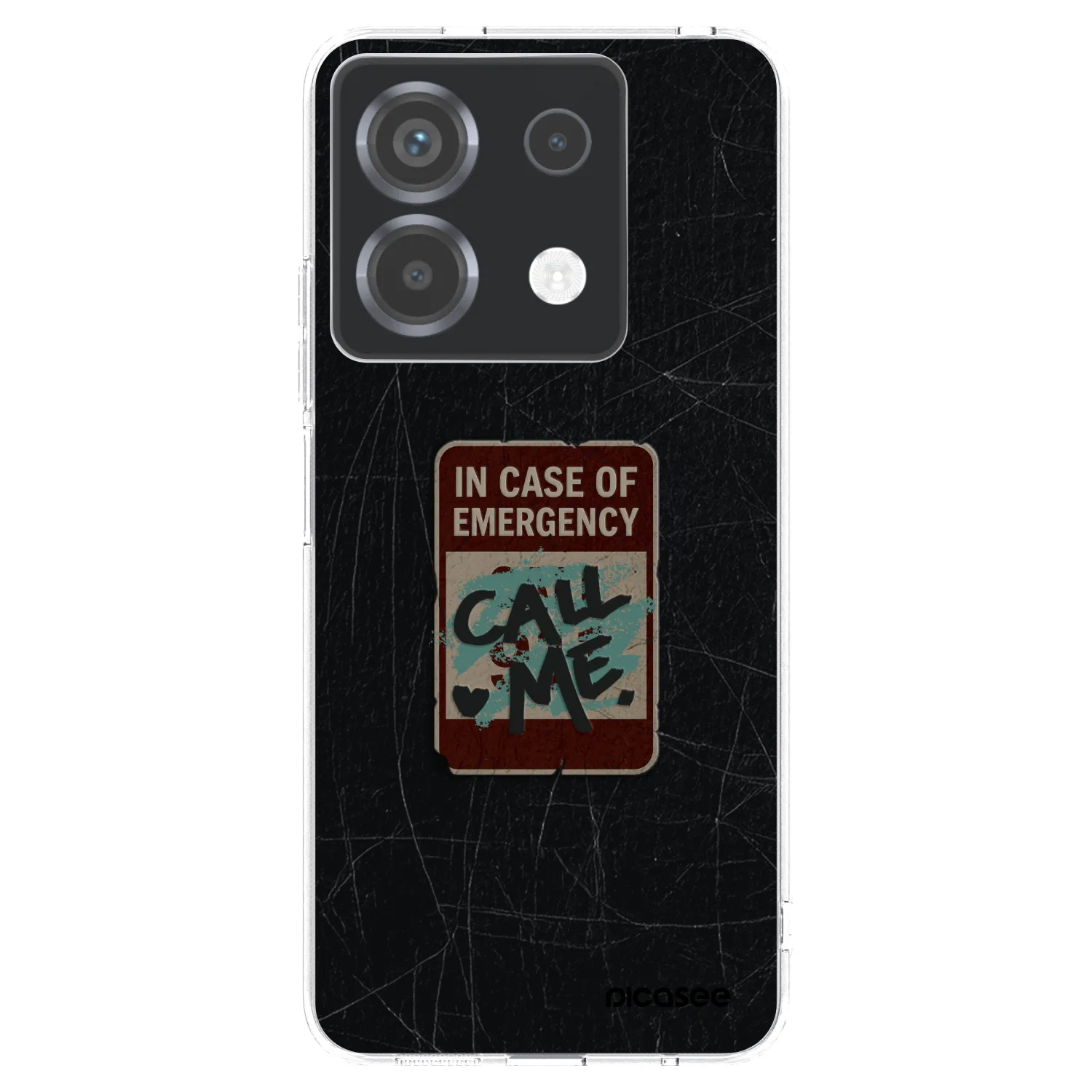 Picasee Xiaomi Poco X6 Hülle - Transparentes Silikon - EMERGENCY