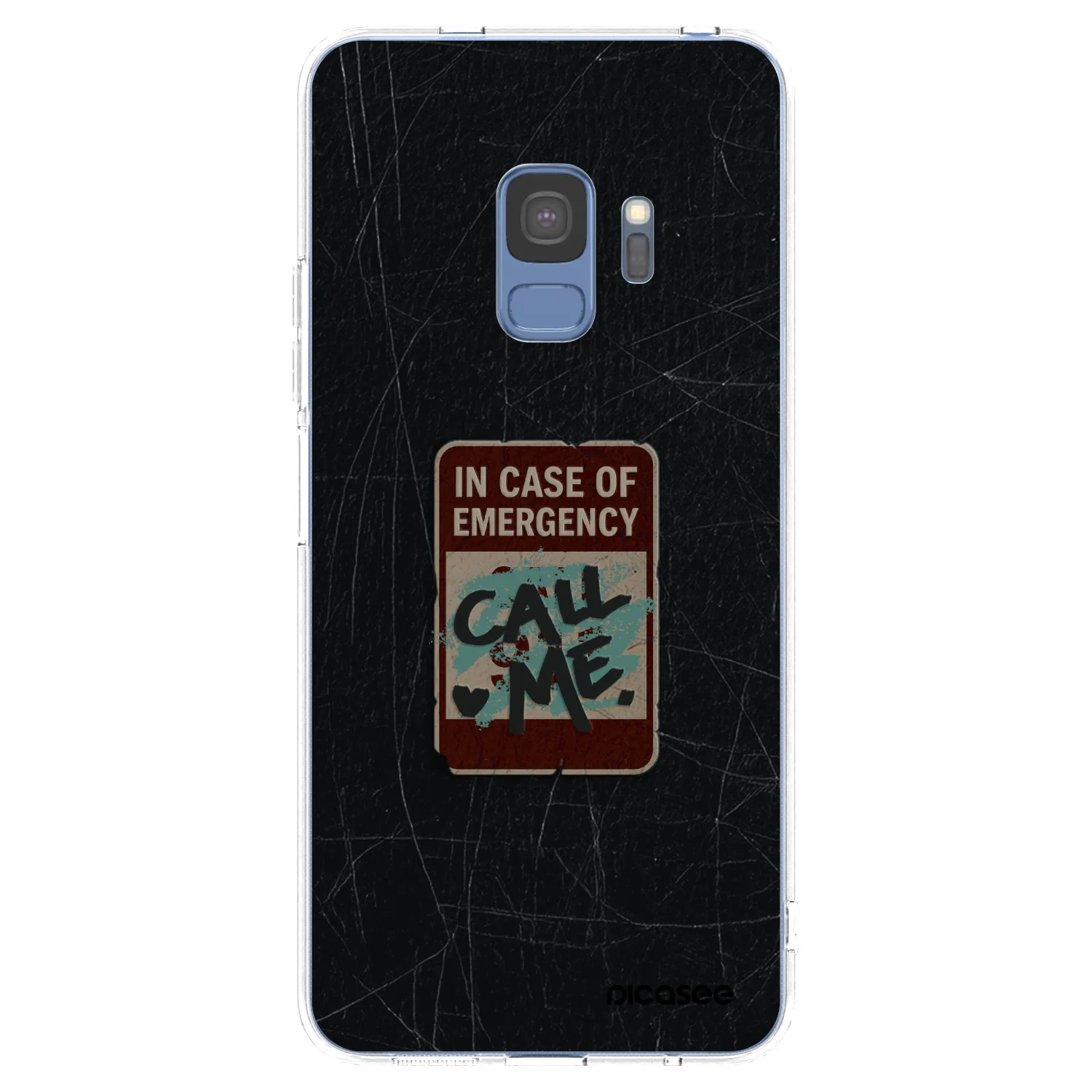 Picasee Samsung Galaxy S9 G960F Hülle - Transparentes Silikon - EMERGENCY