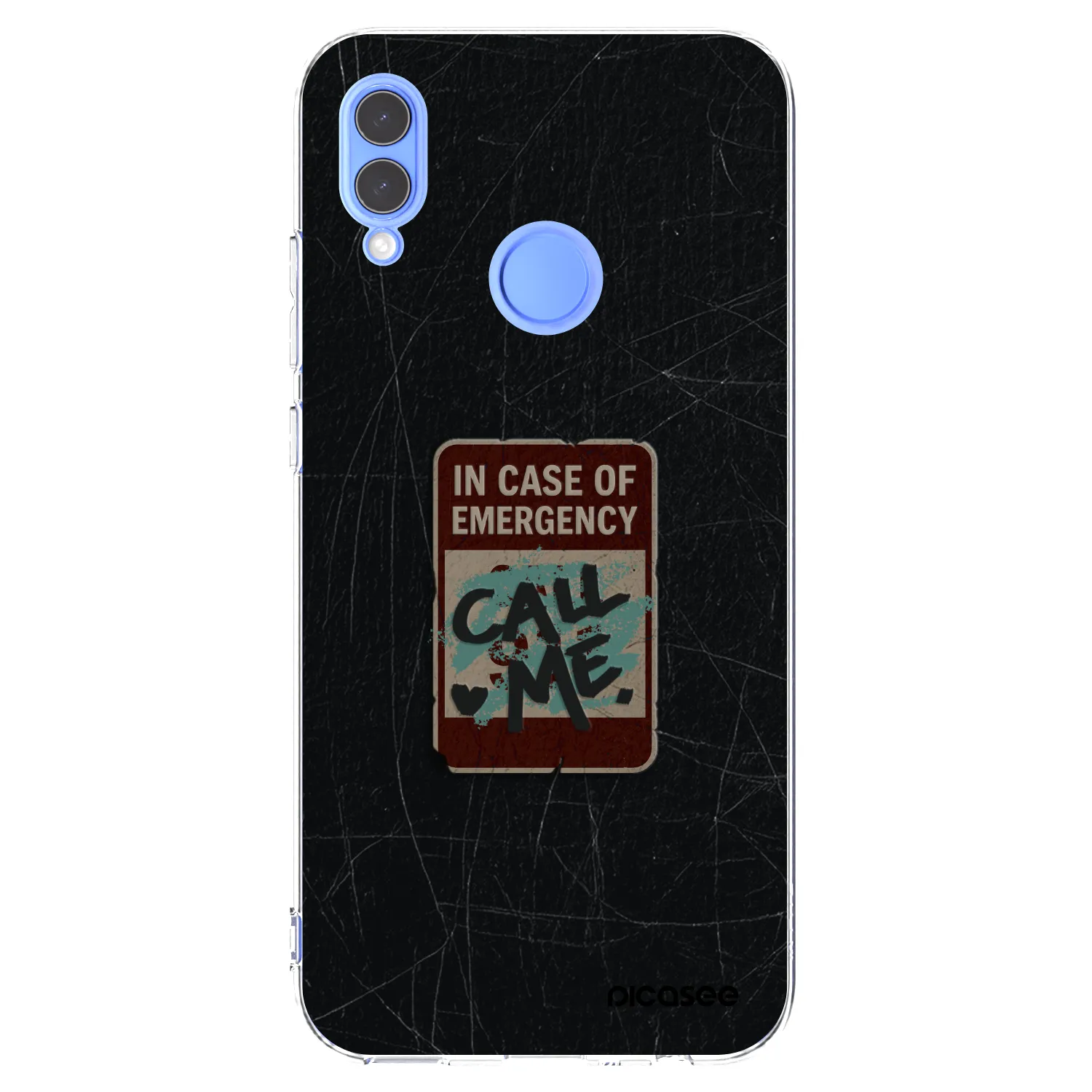 Picasee Huawei P Smart 2019 Hülle - Transparentes Silikon - EMERGENCY