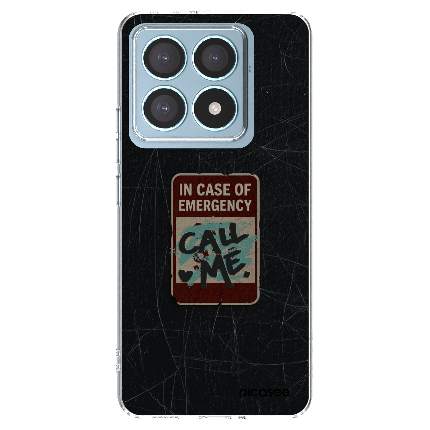 Picasee Xiaomi 14T Pro Hülle - Transparentes Silikon - EMERGENCY