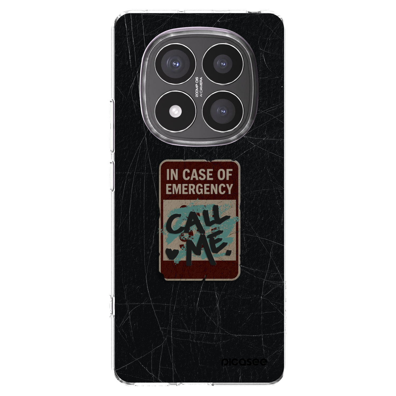 Picasee Xiaomi Redmi Note 14 Pro+ 5G Hülle - Transparentes Silikon - EMERGENCY