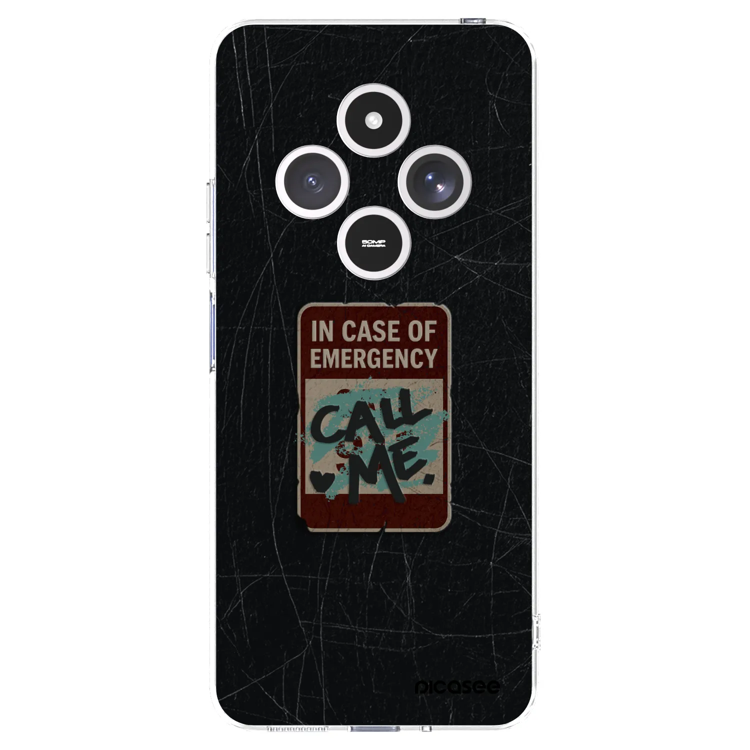 Picasee Xiaomi Redmi 14C Hülle - Transparentes Silikon - EMERGENCY