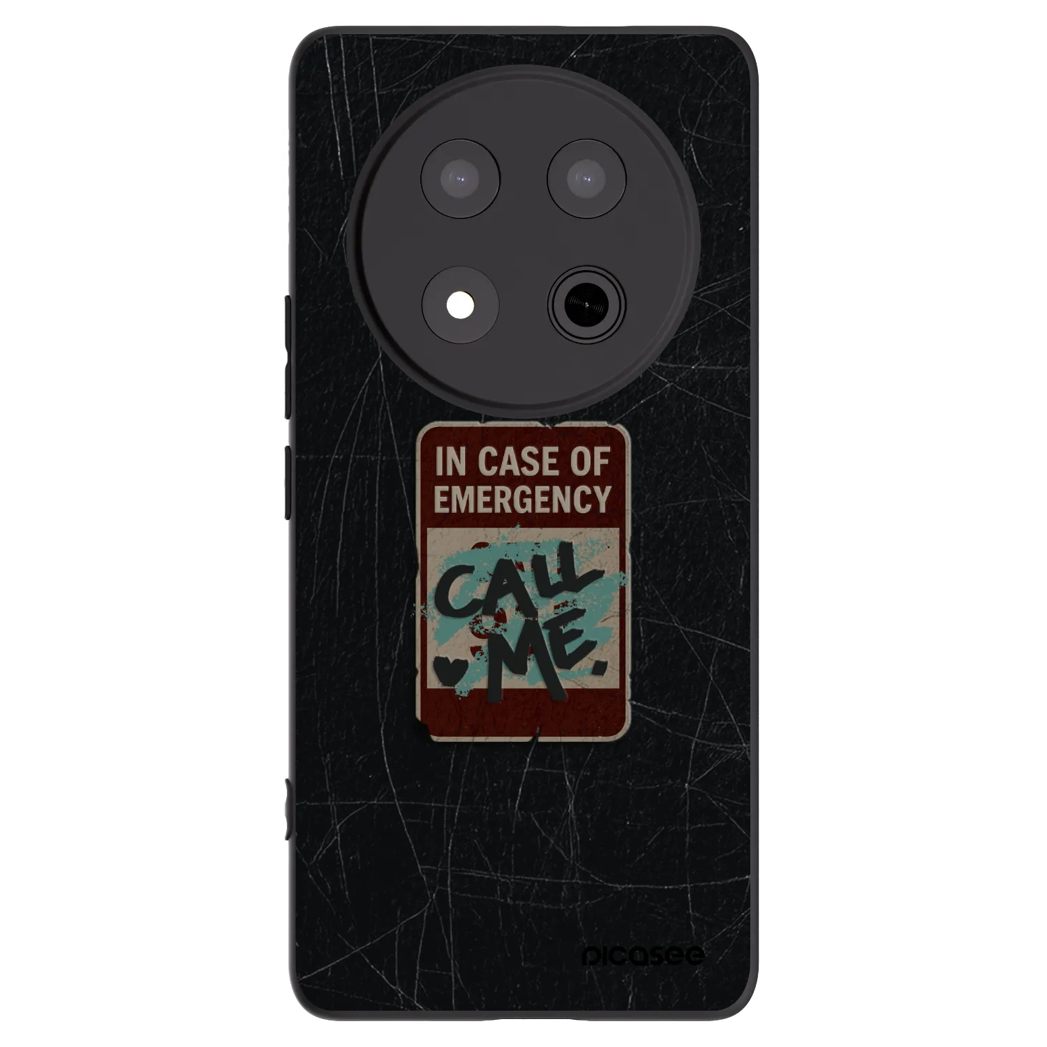 Picasee Honor Magic7 Lite 5G Hülle - Schwarzes Silikon - EMERGENCY