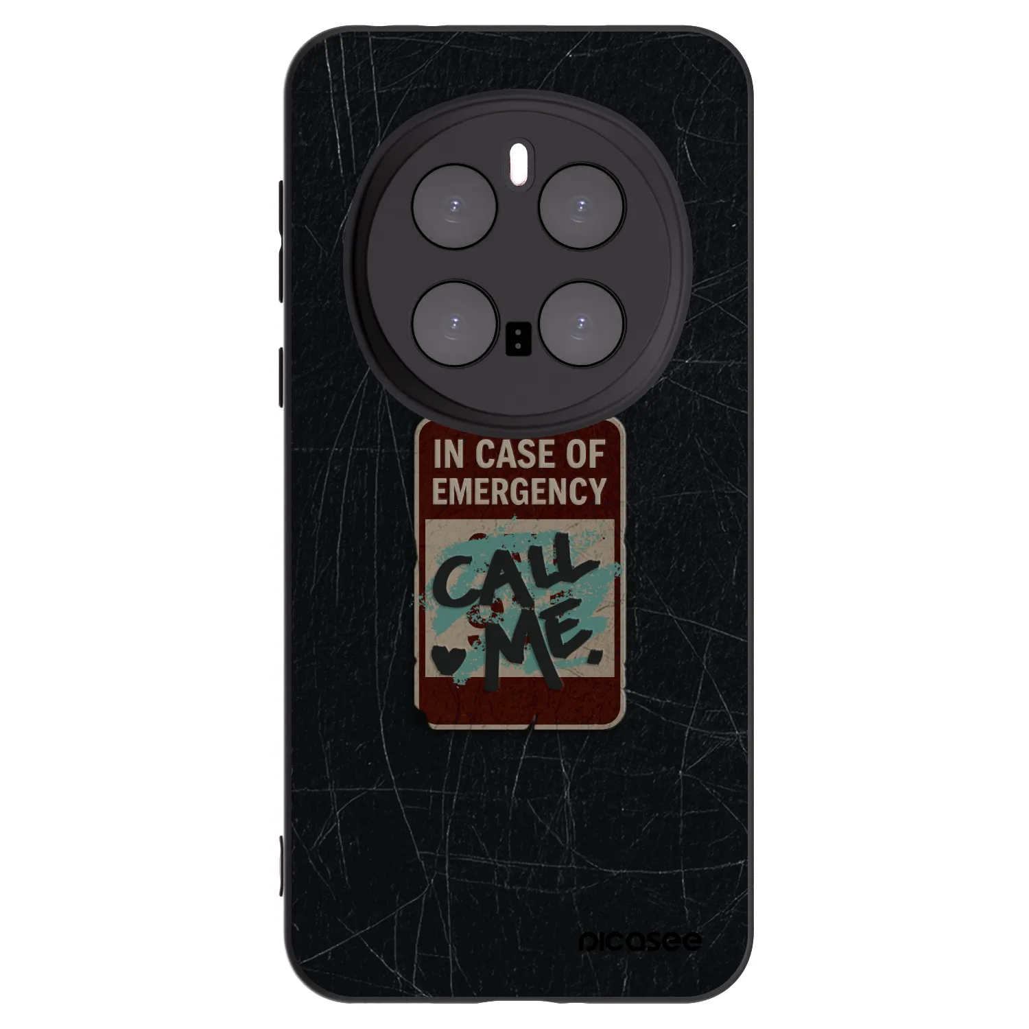 Picasee Honor Magic7 Pro 5G Hülle - Schwarzes Silikon - EMERGENCY