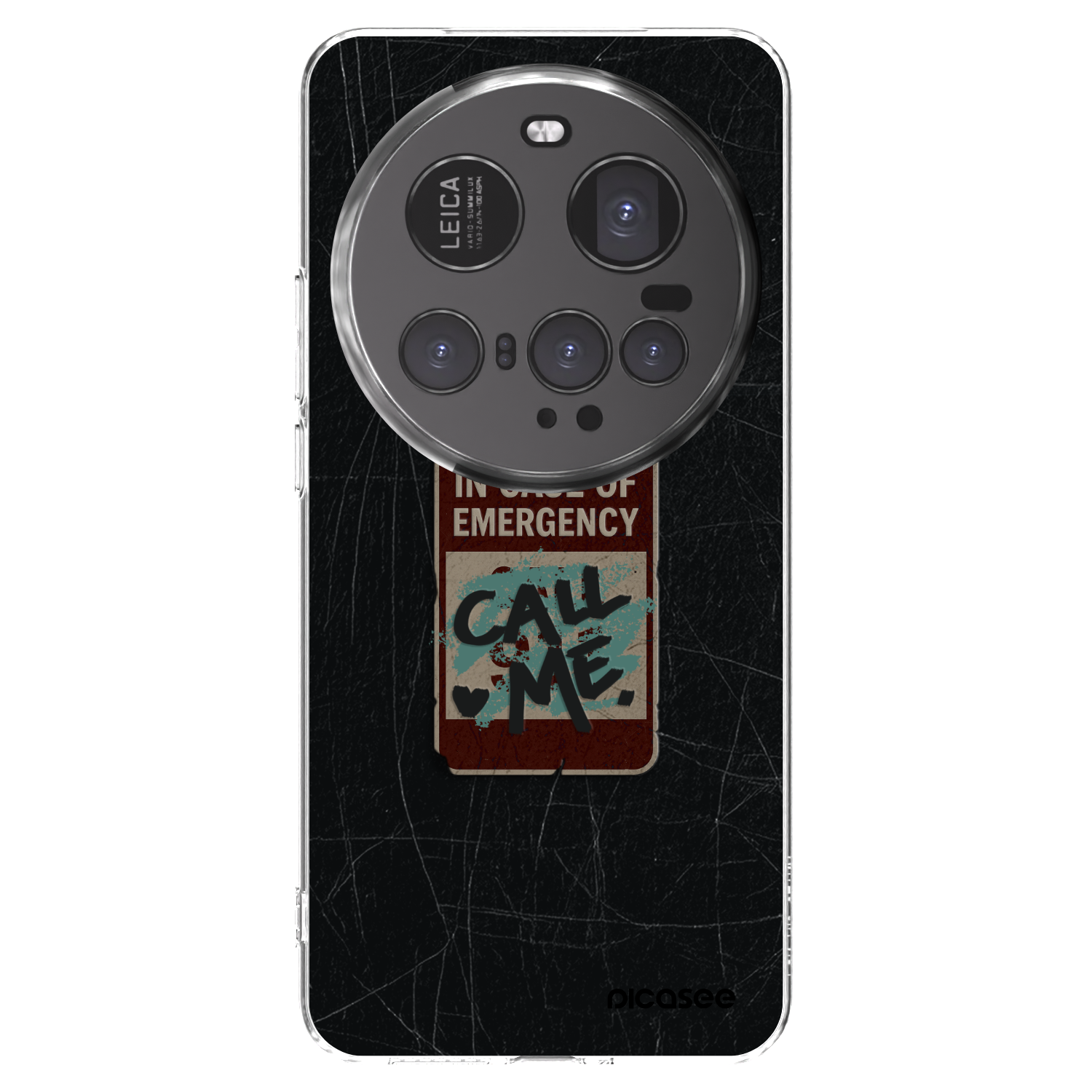 Picasee Xiaomi 15 Ultra Hülle - Transparentes Silikon - EMERGENCY