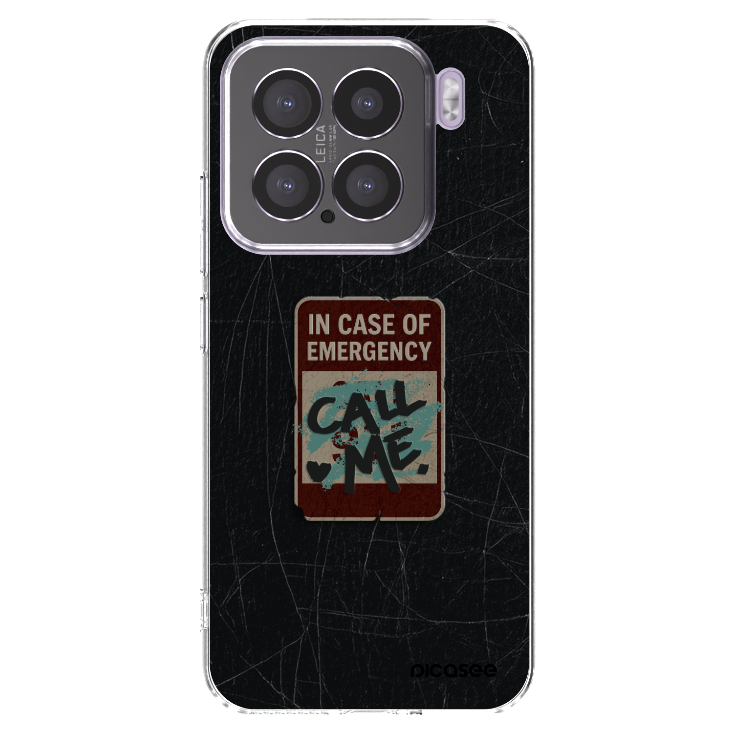 Picasee Xiaomi 15 Hülle - Transparentes Silikon - EMERGENCY