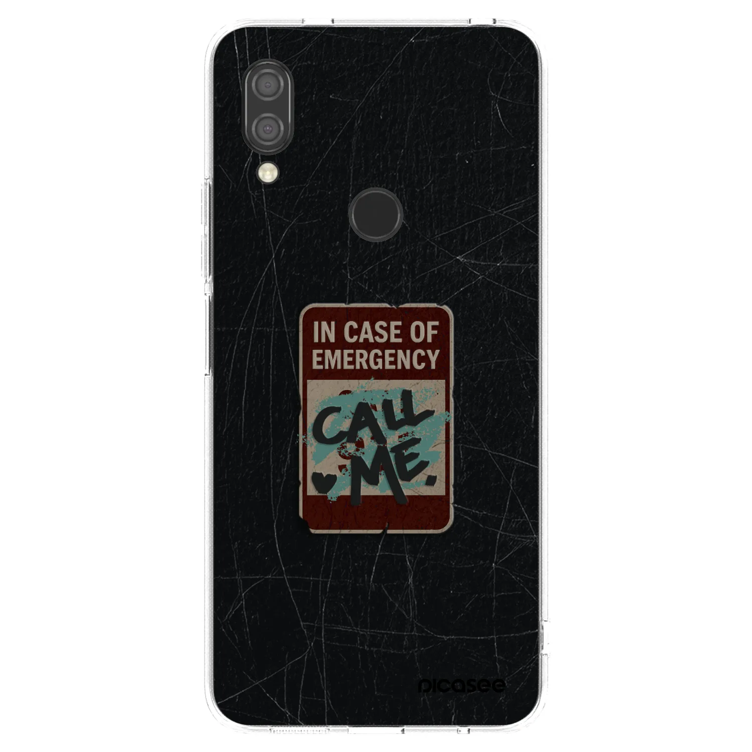 Picasee Xiaomi Redmi 7 Hülle - Transparentes Silikon - EMERGENCY