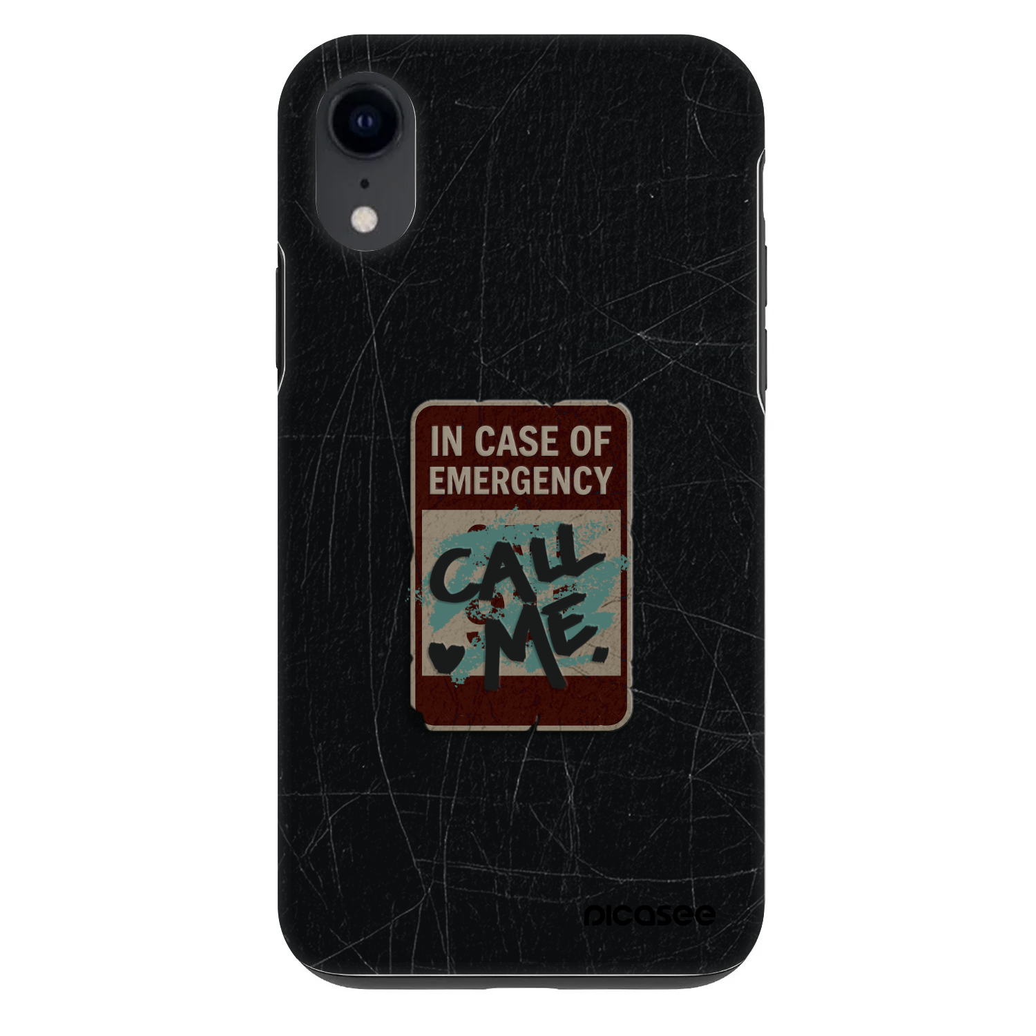 Picasee Fashion Case für Apple iPhone XR - EMERGENCY