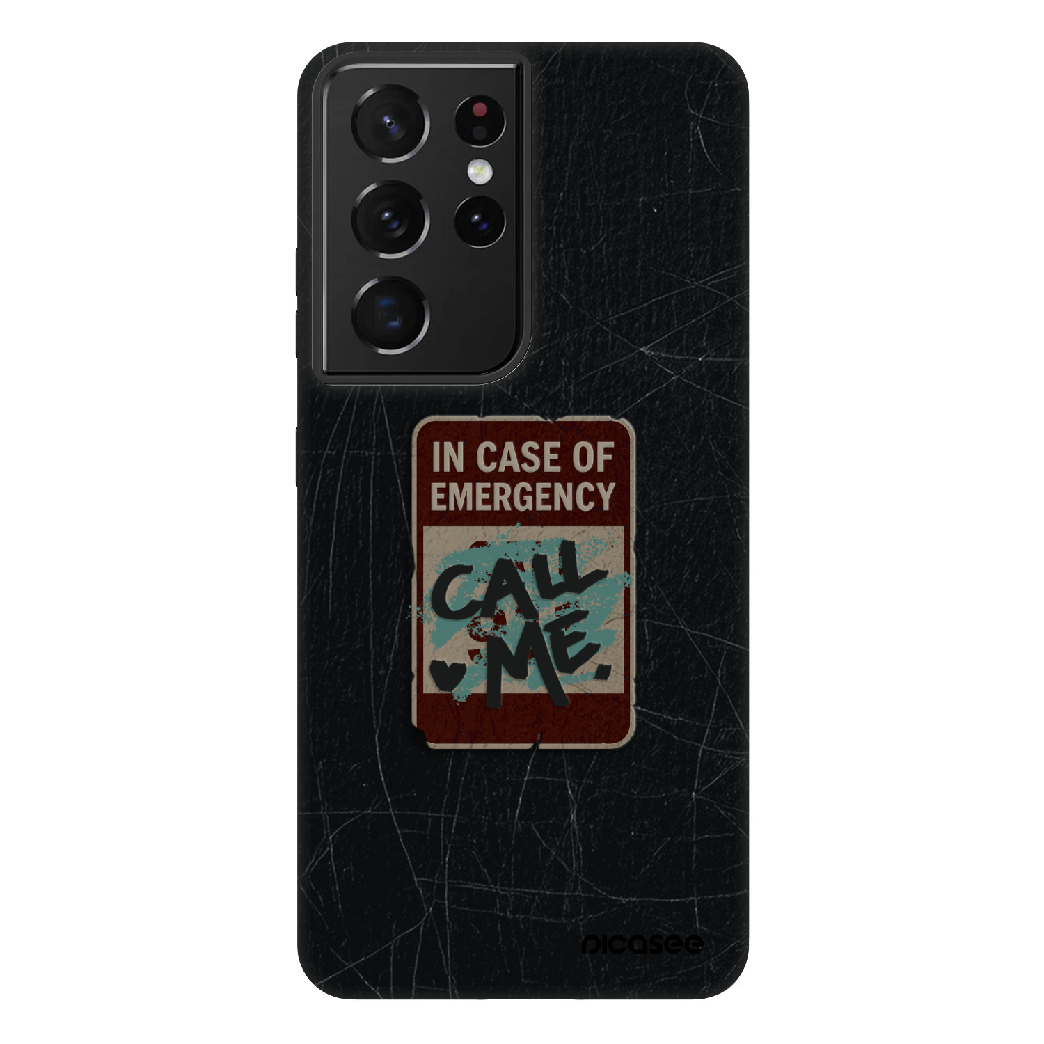Picasee Fashion Case für Samsung Galaxy S21 Ultra 5G G998B - EMERGENCY
