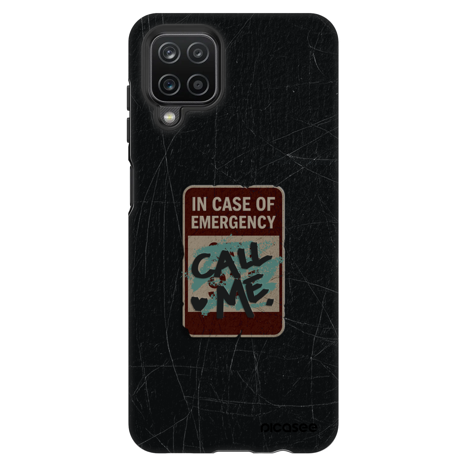 Picasee Fashion Case für Samsung Galaxy A12 A125F - EMERGENCY