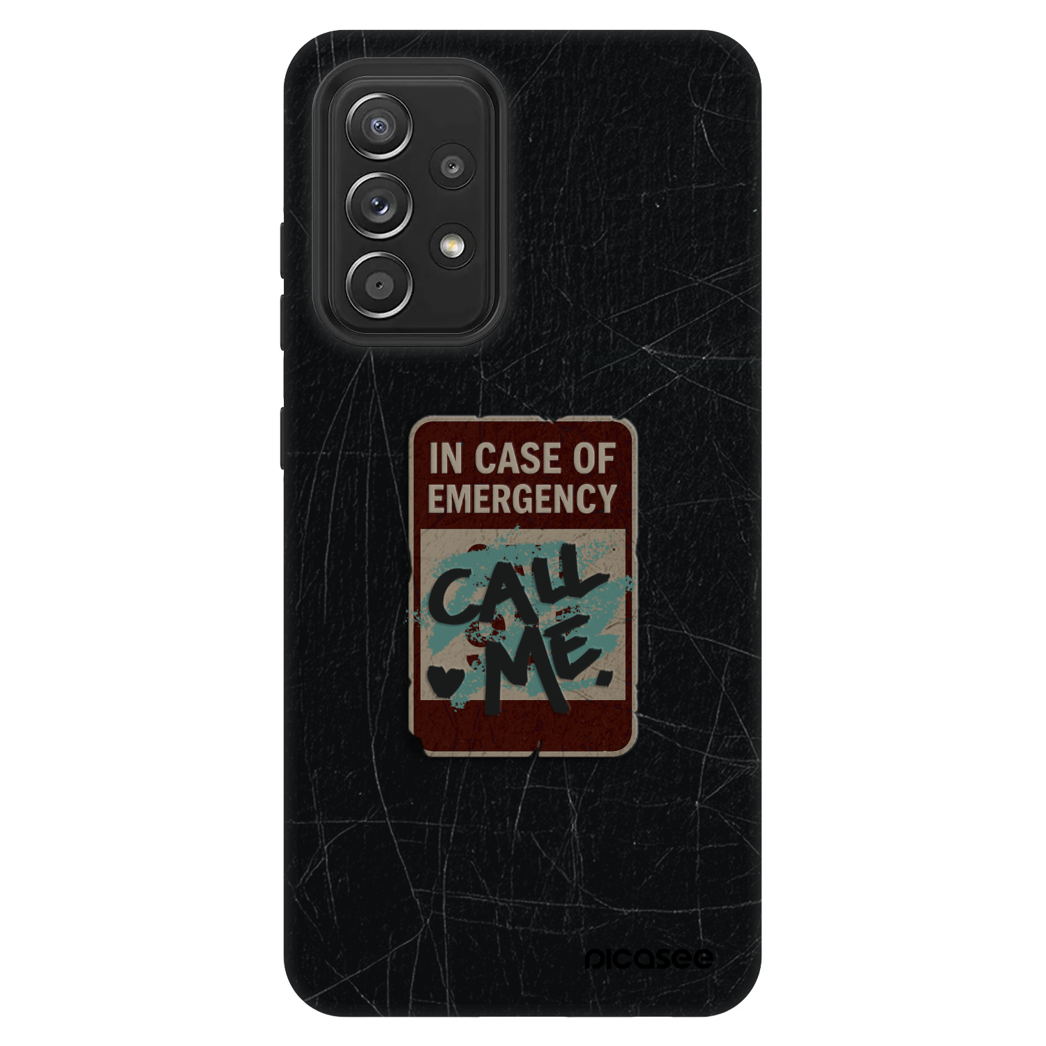 Picasee Fashion Case für Samsung Galaxy A52 5G A525F - EMERGENCY
