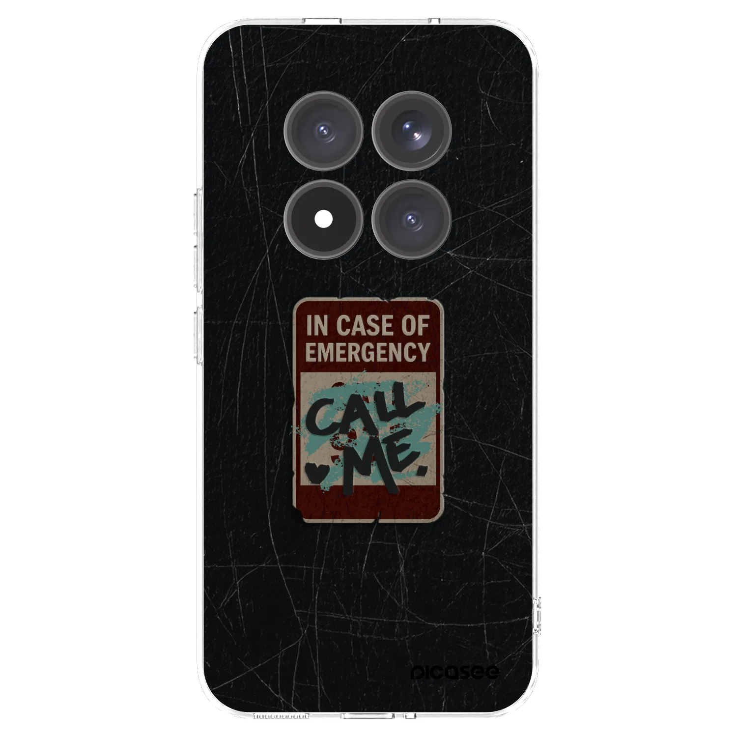 Picasee Xiaomi Redmi Note 15 Pro+ Hülle - Transparentes Silikon - EMERGENCY