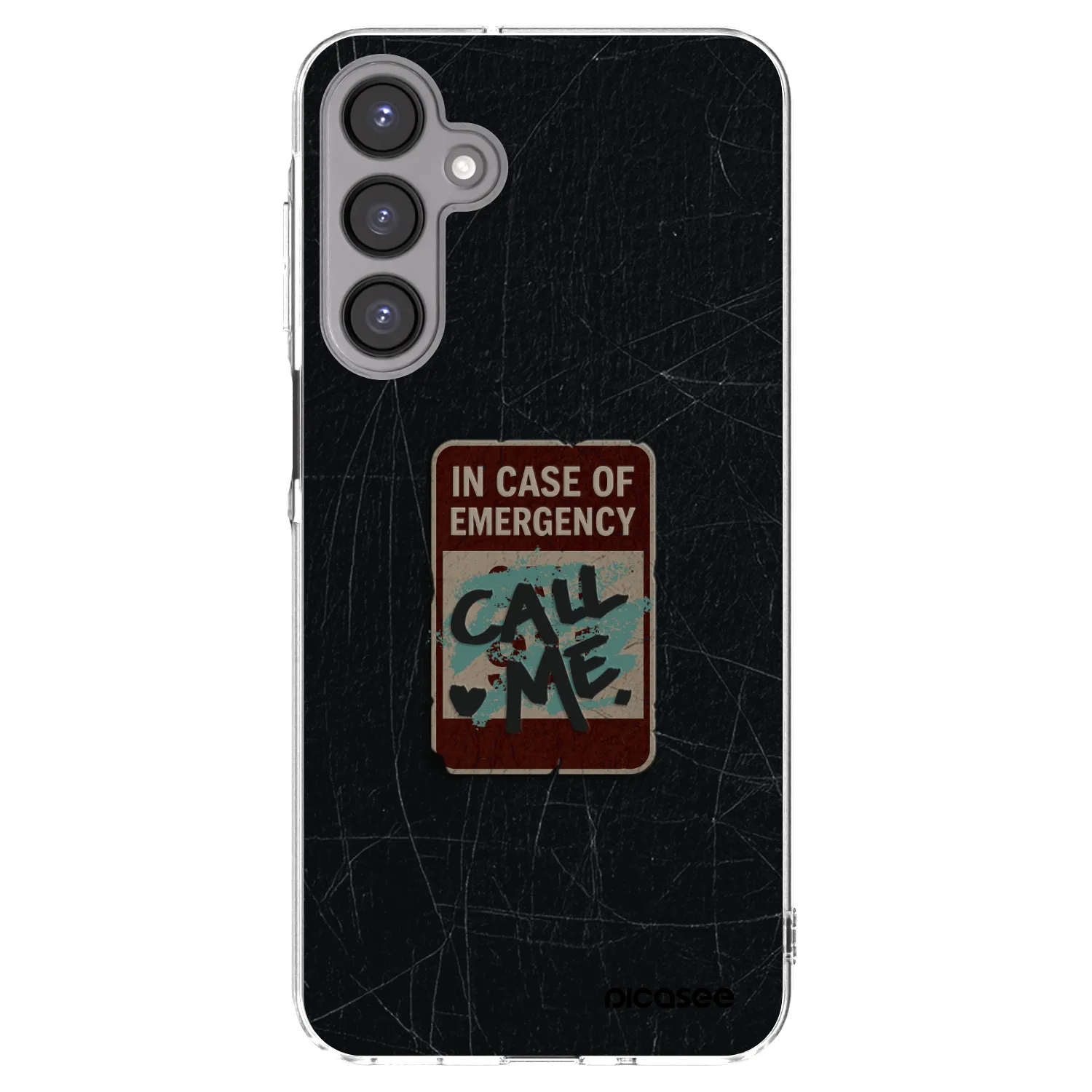 Picasee Samsung Galaxy A16 4G Hülle - Transparentes Silikon - EMERGENCY
