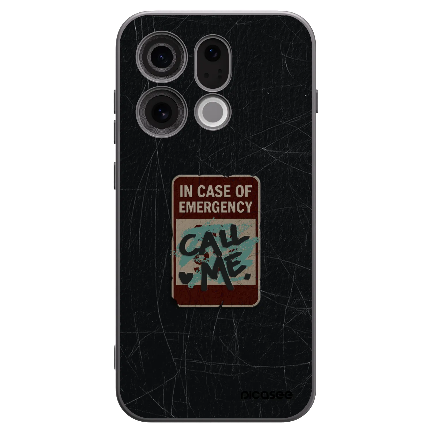 Picasee OPPO Find X9 Hülle - Schwarzes Silikon - EMERGENCY