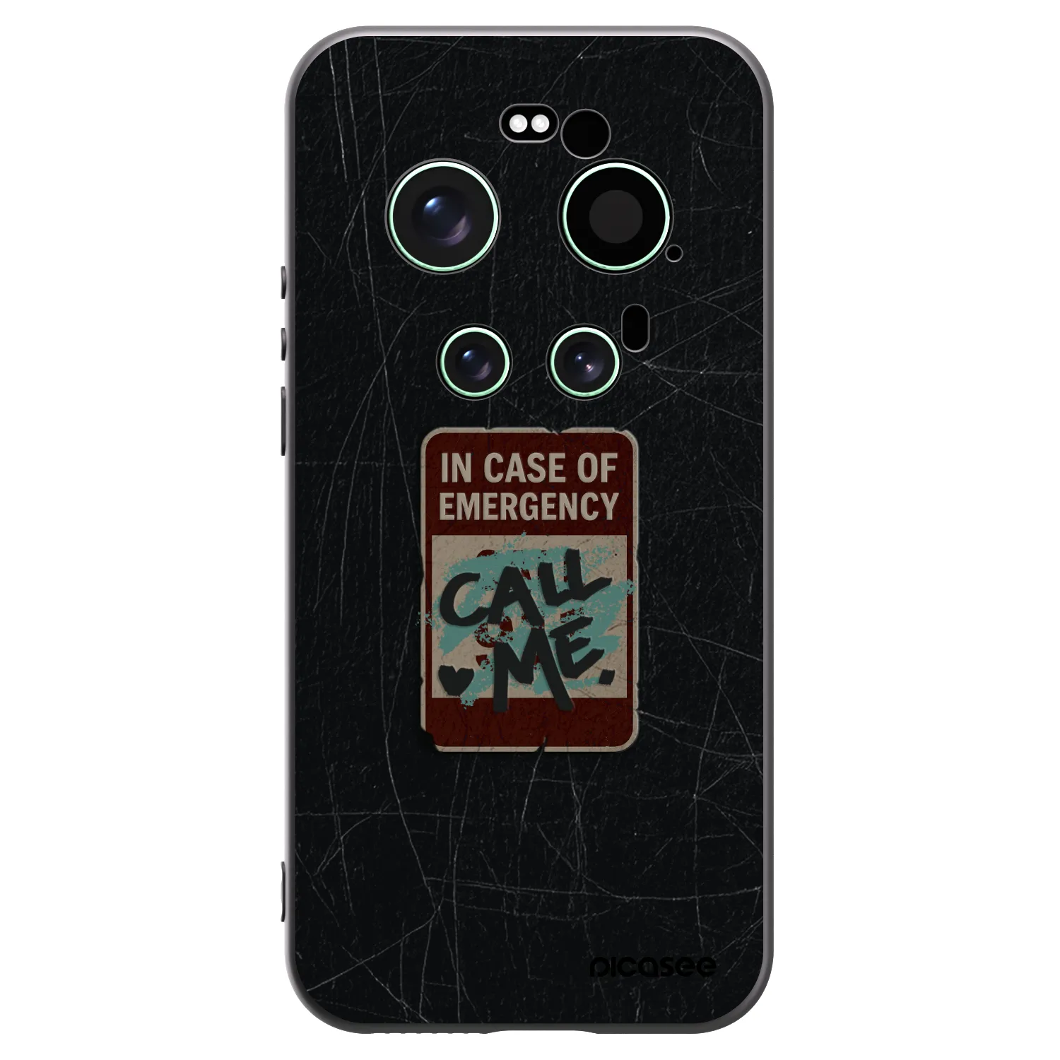 Picasee Xiaomi 17 Ultra Hülle - Schwarzes Silikon - EMERGENCY