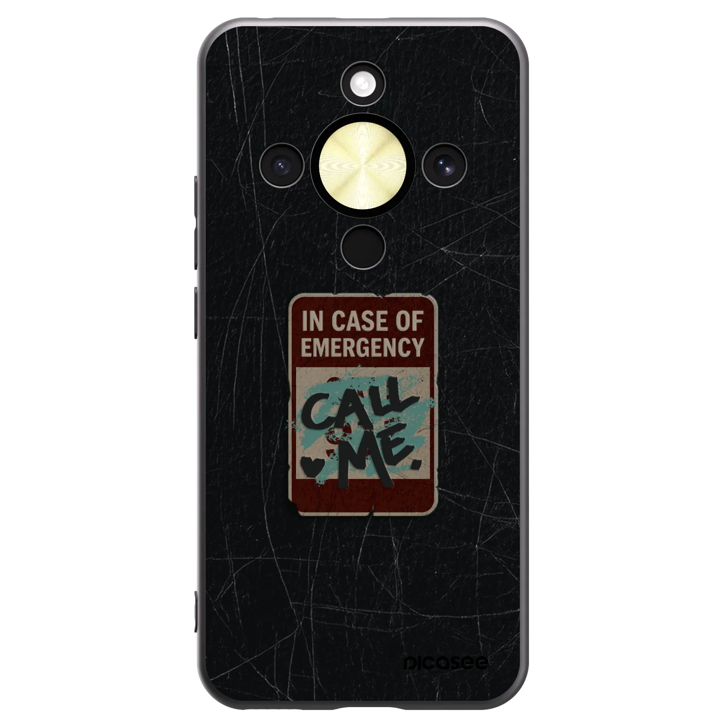 Picasee Honor Magic8 Lite 5G Hülle - Schwarzes Silikon - EMERGENCY