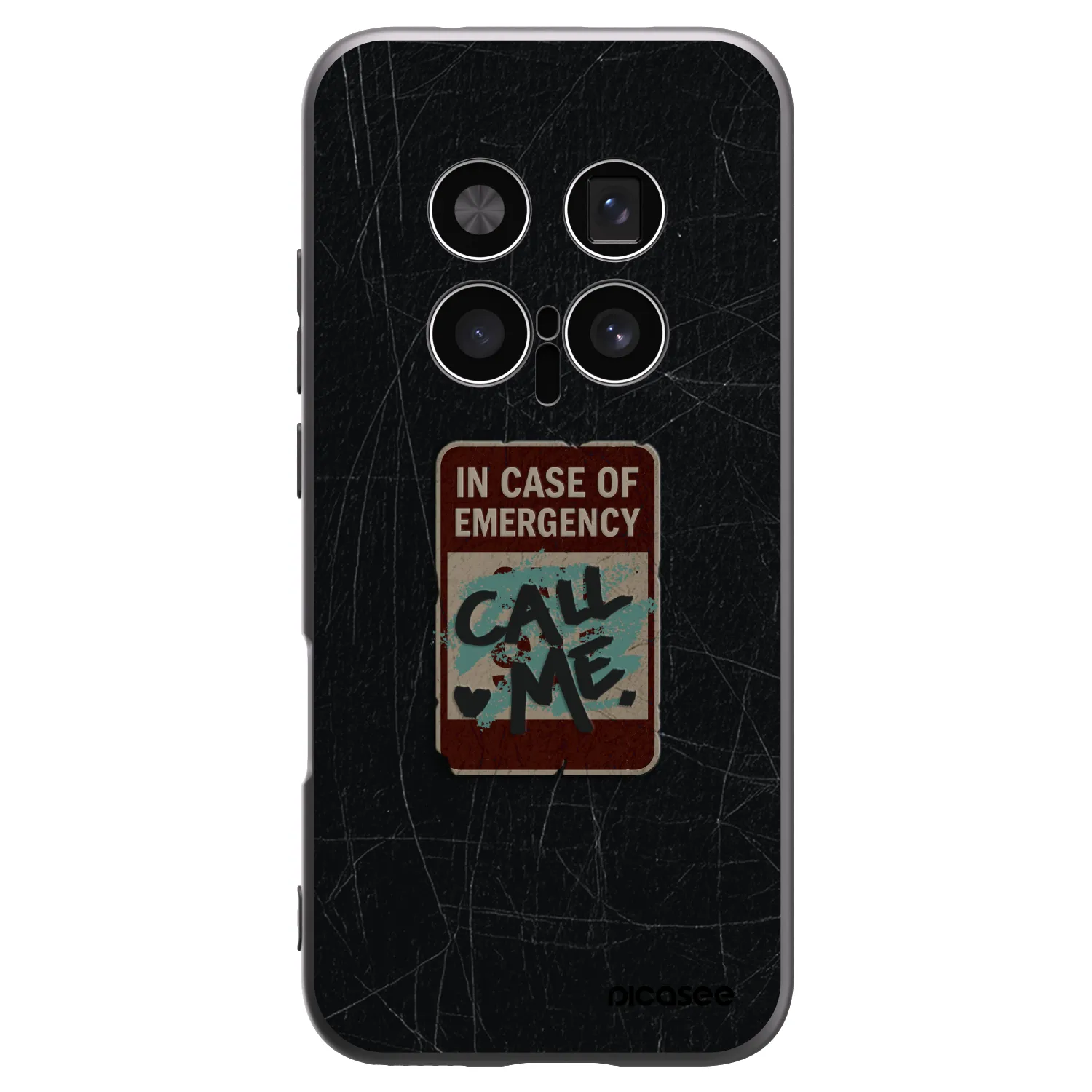 Picasee Honor Magic8 Pro 5G Hülle - Schwarzes Silikon - EMERGENCY