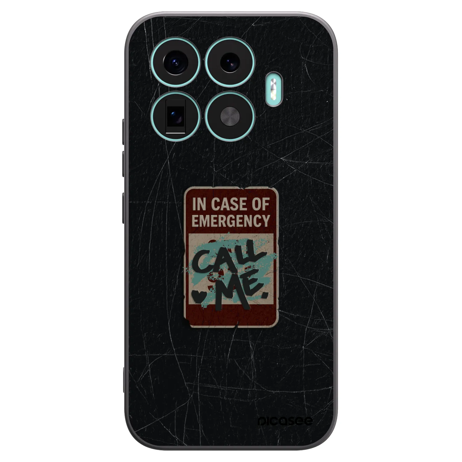Picasee Xiaomi 17T Hülle - Schwarzes Silikon - EMERGENCY