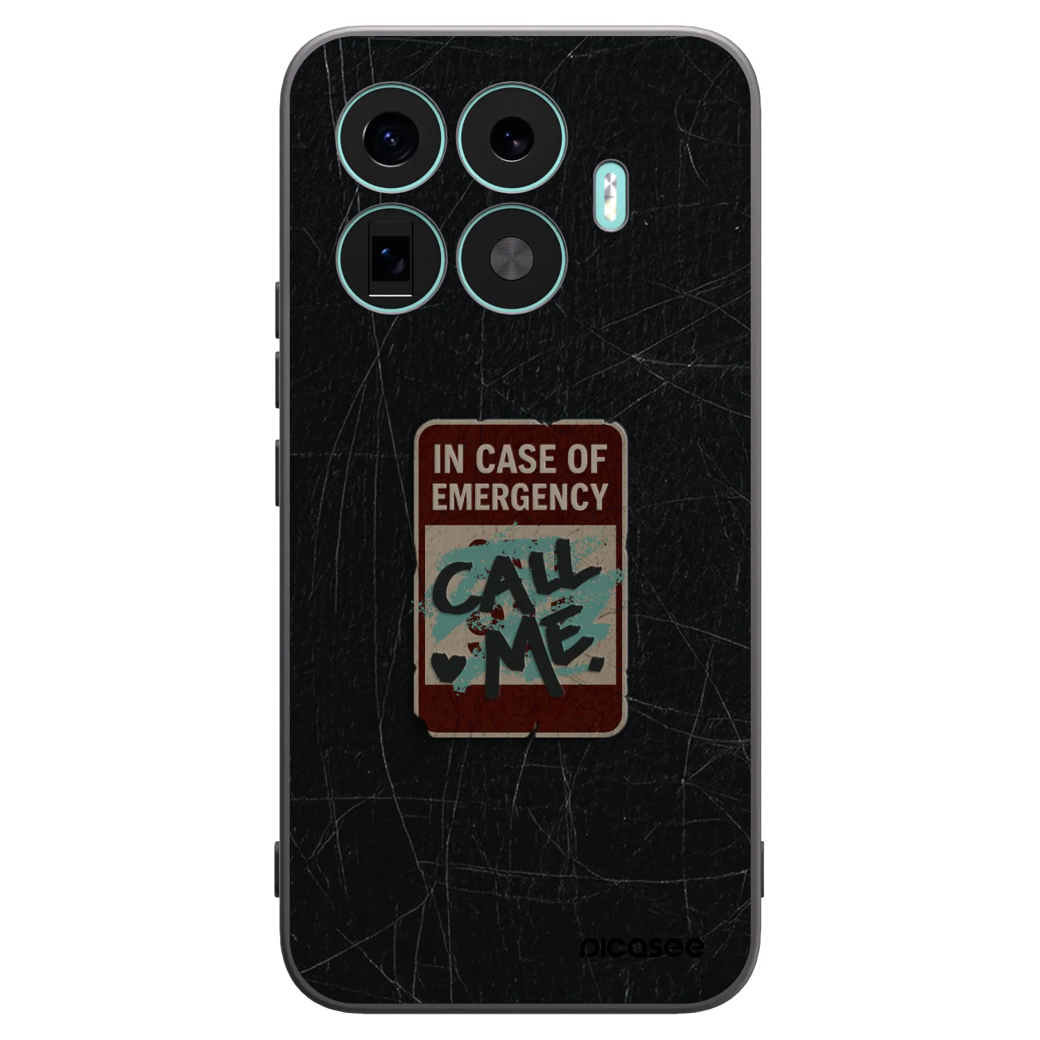Picasee Xiaomi 17T Pro Hülle - Schwarzes Silikon - EMERGENCY