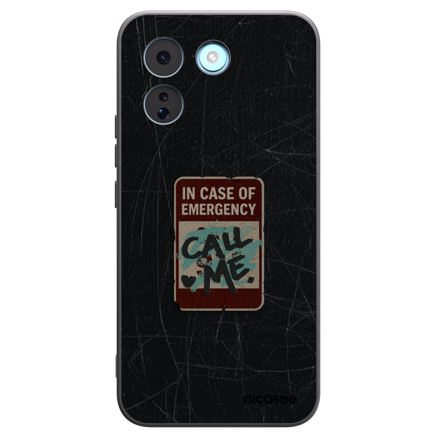 Picasee Xiaomi Redmi Note 17 Pro MAX 5G Hülle - Schwarzes Silikon - EMERGENCY