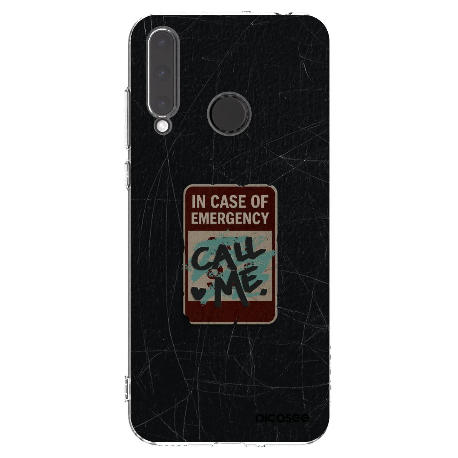 Picasee Honor 20 Lite Hülle - Transparentes Silikon - EMERGENCY