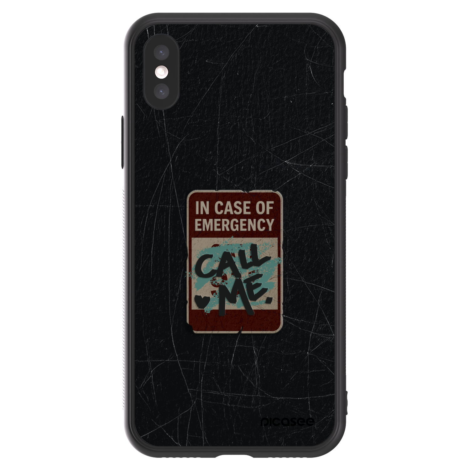 Picasee ULTIMATE CASE für Apple iPhone X/XS - EMERGENCY