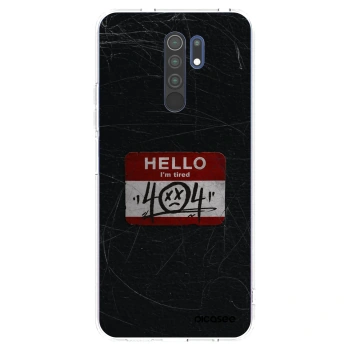 Picasee Xiaomi Redmi 9 Hülle - Transparentes Silikon - HELLO 404