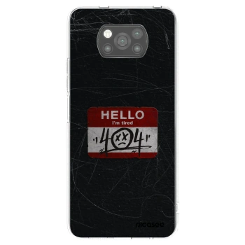 Picasee Xiaomi Poco X3 Hülle - Schwarzes Silikon - HELLO 404