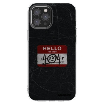 Picasee Apple iPhone 12 Pro Max Hülle - Transparentes Silikon - HELLO 404