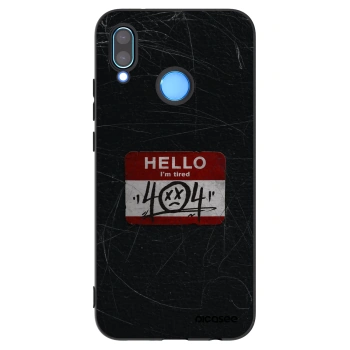 Picasee Huawei P20 Lite Hülle - Schwarzes Silikon - HELLO 404