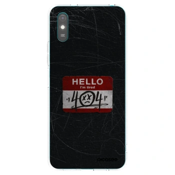 Picasee Xiaomi Redmi 9AT Hülle - Transparentes Silikon - HELLO 404
