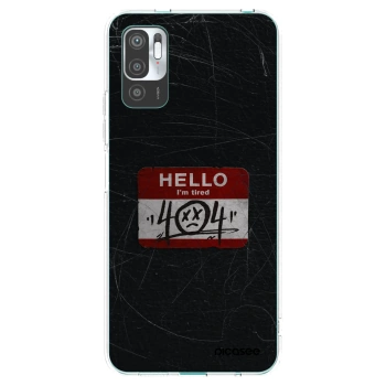 Picasee Xiaomi Redmi Note 10 5G Hülle - Transparentes Silikon - HELLO 404