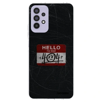Picasee Samsung Galaxy A32 4G SM-A325F Hülle - Transparentes Silikon - HELLO 404