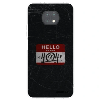 Picasee Xiaomi Redmi Note 9T Hülle - Transparentes Silikon - HELLO 404