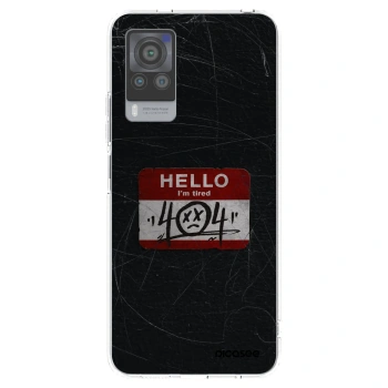 Picasee Vivo X60 Pro 5G Hülle - Transparentes Silikon - HELLO 404