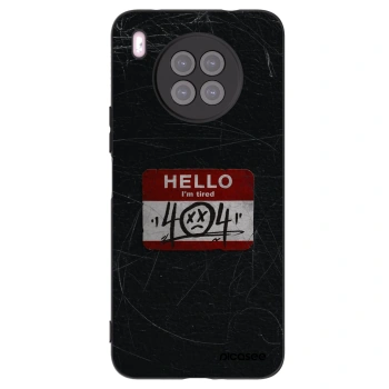 Picasee Huawei Nova 8i Hülle - Schwarzes Silikon - HELLO 404