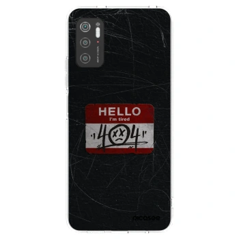 Picasee Xiaomi Poco M3 Pro 5G Hülle - Transparentes Silikon - HELLO 404