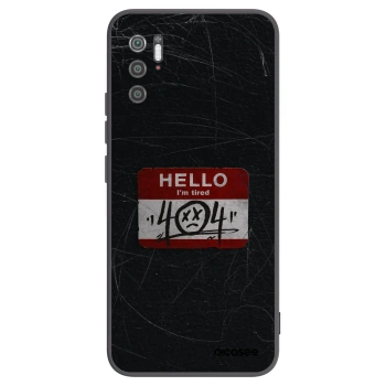Picasee Xiaomi Poco M3 Pro 5G Hülle - Schwarzes Silikon - HELLO 404