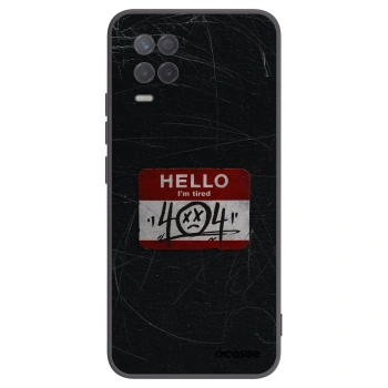 Picasee Realme 8 5G Hülle - Schwarzes Silikon - HELLO 404