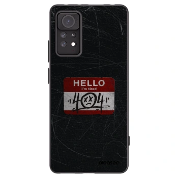 Picasee Xiaomi Redmi Note 11 Pro Hülle - Schwarzes Silikon - HELLO 404