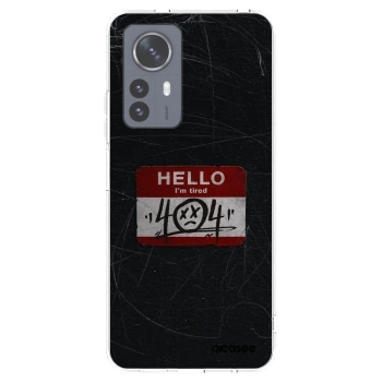 Picasee Xiaomi 12 Pro Hülle - Transparentes Silikon - HELLO 404